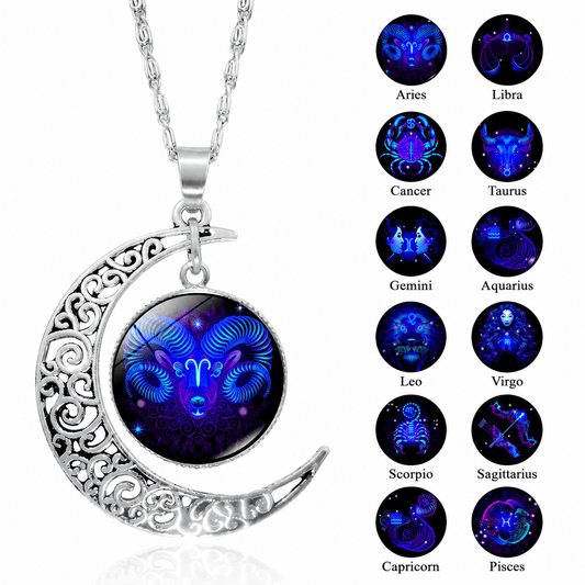 AstroLumina™ Zodiac Glow Necklace - OmniQ™