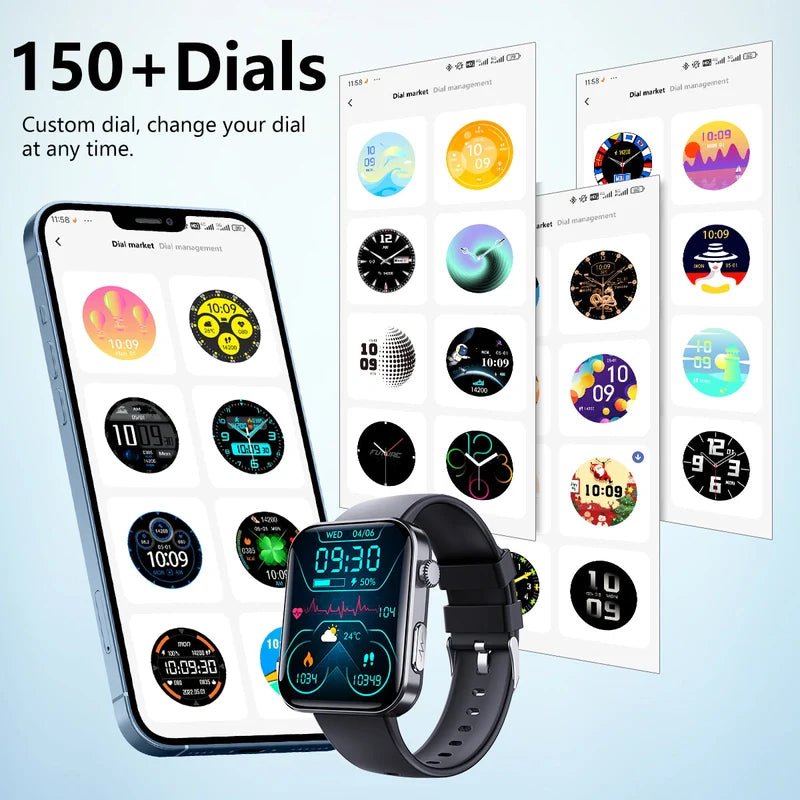OmniQ™ VitalSync Watch – Smart Health Tracking Anywhere - OmniQ™