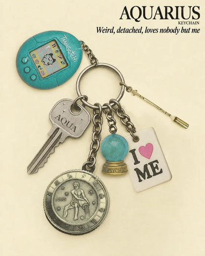CosmicEgo™ Zodiac Keychain