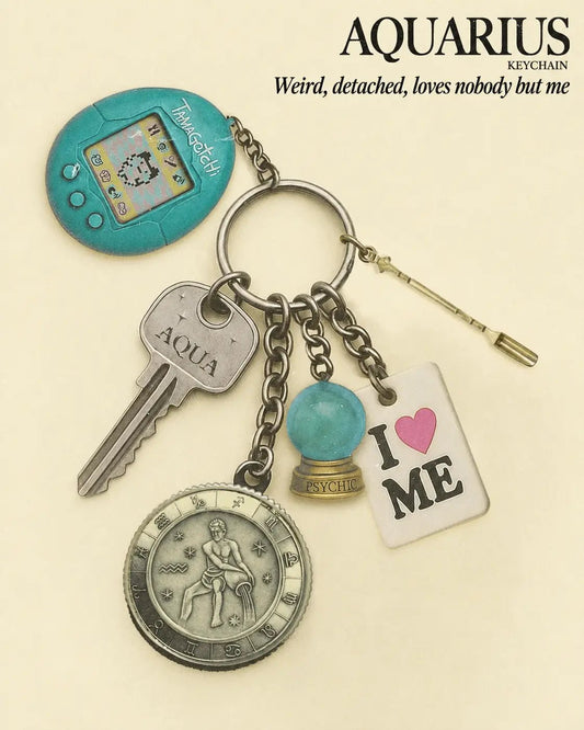 CosmicEgo™ Zodiac Keychain - OmniQ™