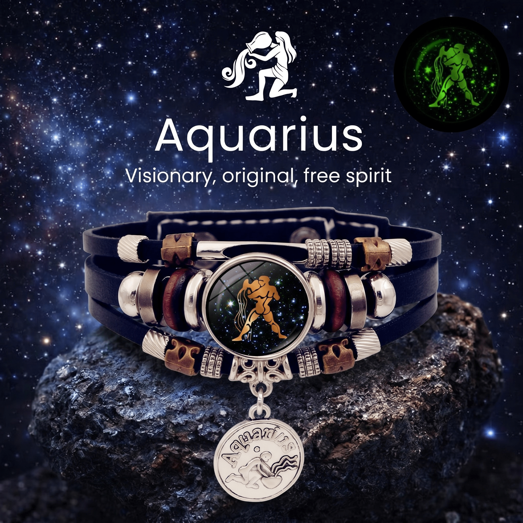 AstroLumina™ Zodiac Glow Bracelet - OmniQ™