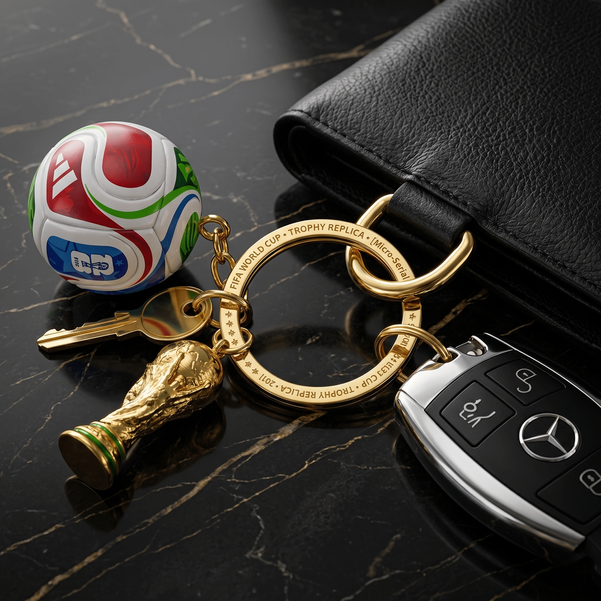 Champion's Legacy™ Trophy & Ball Keyring - OmniQ™
