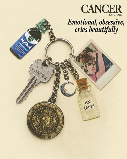 CosmicEgo™ Zodiac Keychain