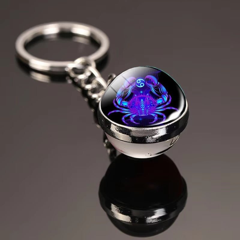 AstroLumina™ Zodiac Glow Keychain - OmniQ™