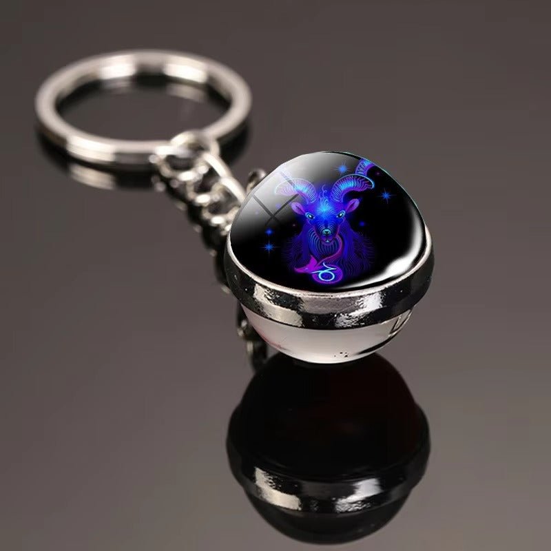 AstroLumina™ Zodiac Glow Keychain - OmniQ™