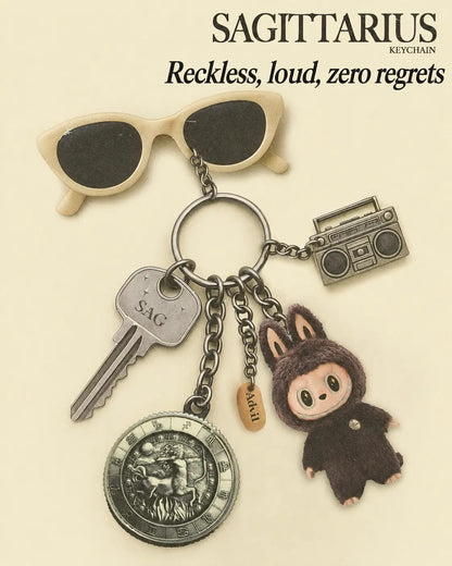 CosmicEgo™ Zodiac Keychain