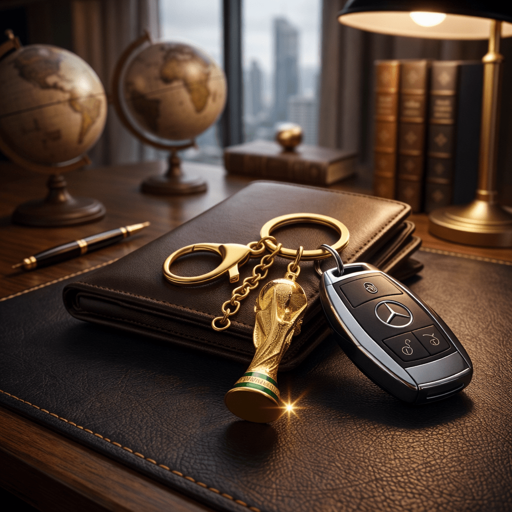 Champion's Legacy™ Trophy & Ball Keyring - OmniQ™