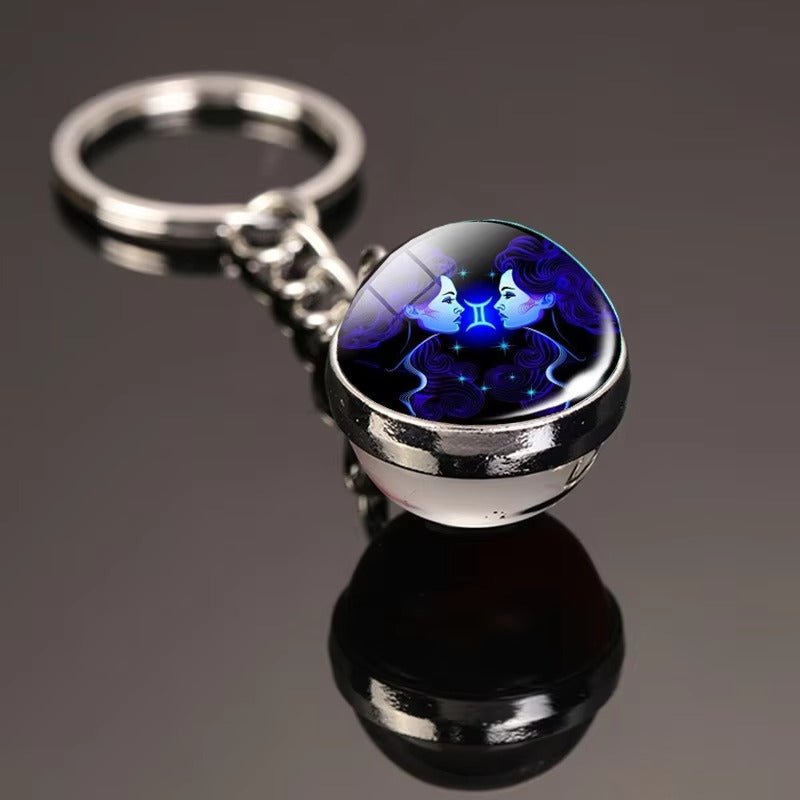 AstroLumina™ Zodiac Glow Keychain - OmniQ™