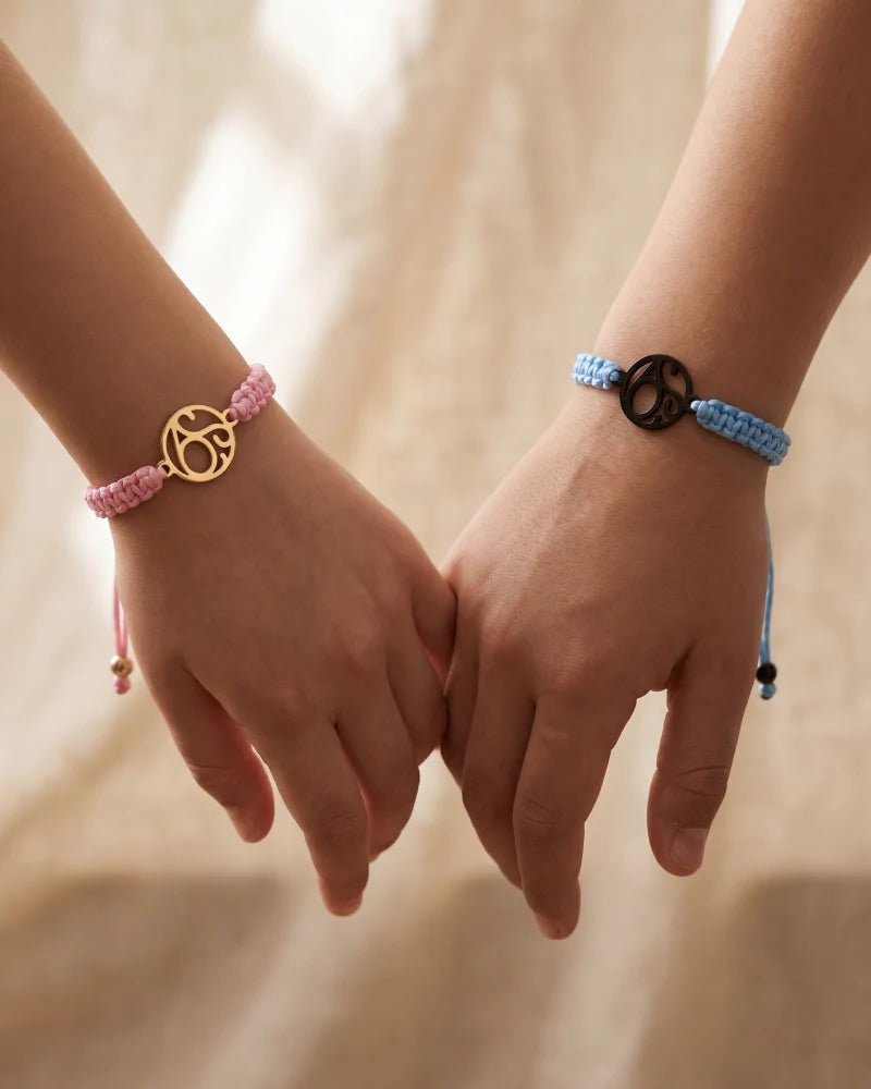 Personalized Monogram Bracelet for Kids — Custom Initials - OmniQ™