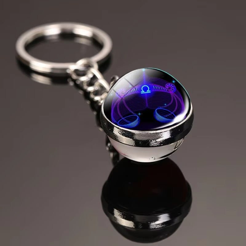 AstroLumina™ Zodiac Glow Keychain - OmniQ™