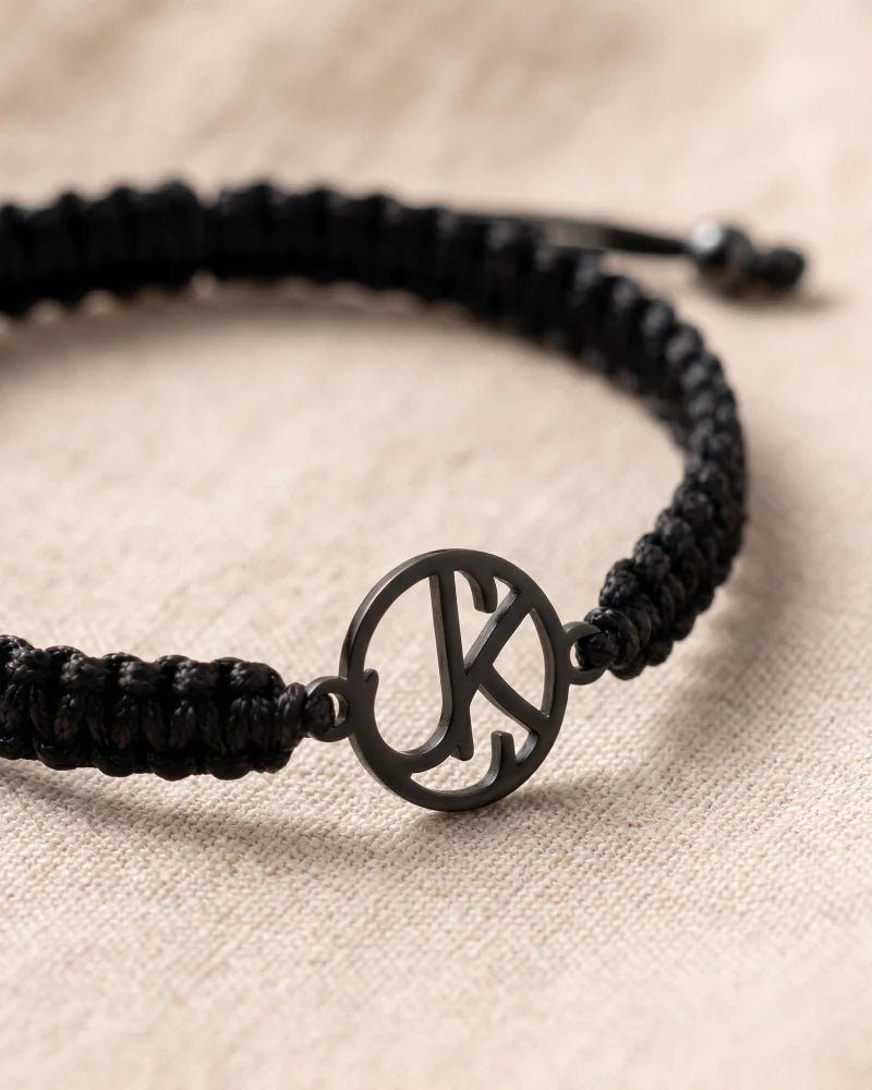 Personalized Monogram Bracelet for Him — Custom Initials - OmniQ™