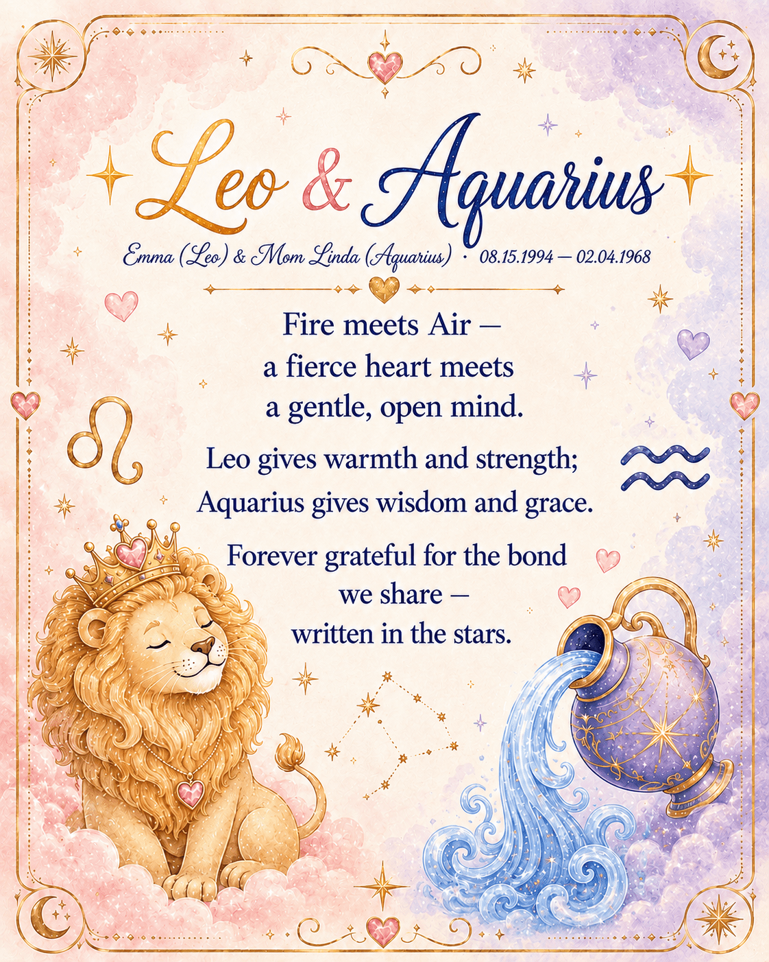 AstroLumina™ Custom Zodiac Card (Digital) - OmniQ™