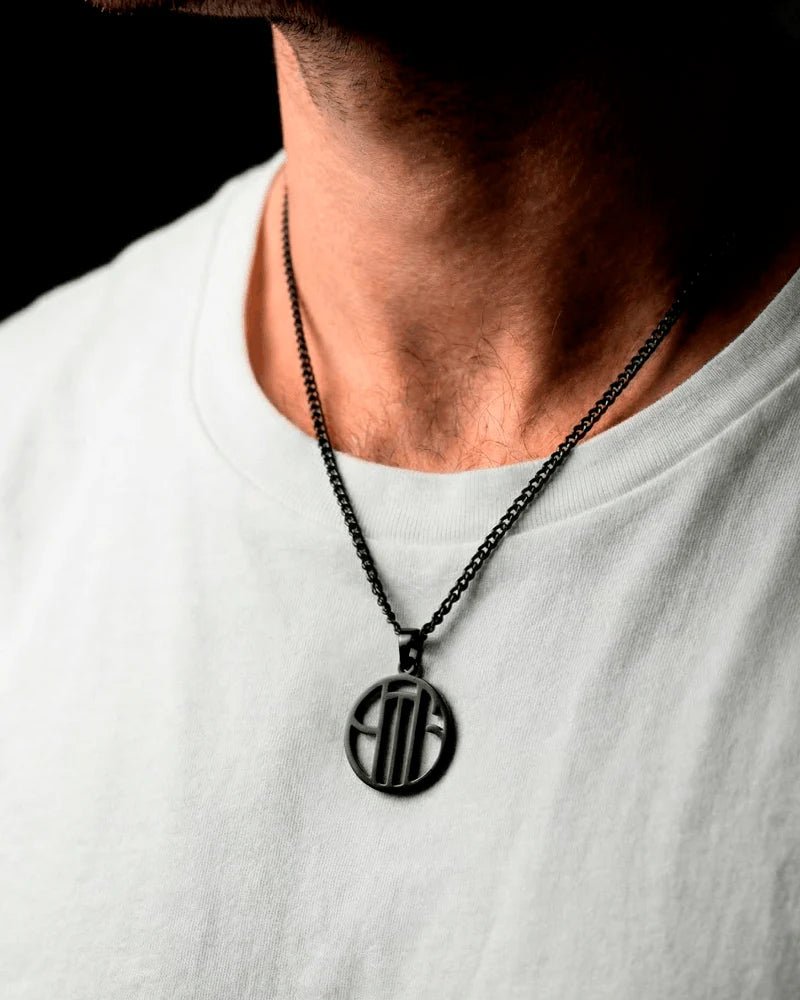 Personalized Monogram Necklace for Him — Custom Initials - OmniQ™