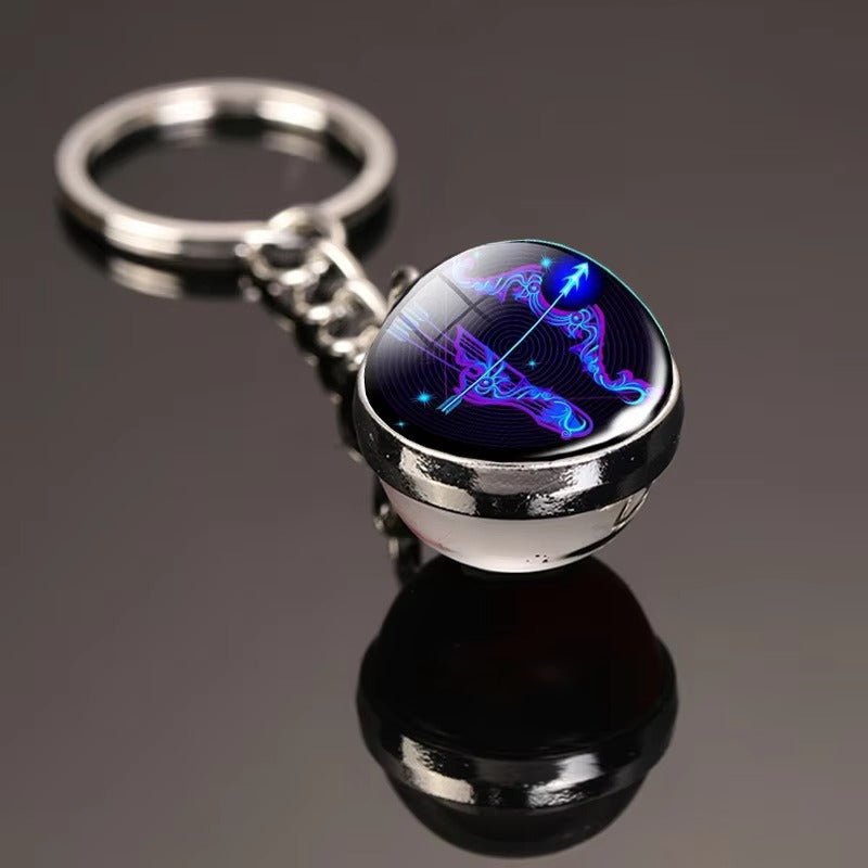 AstroLumina™ Zodiac Glow Keychain - OmniQ™