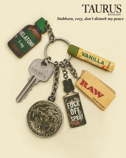 CosmicEgo™ Zodiac Keychain