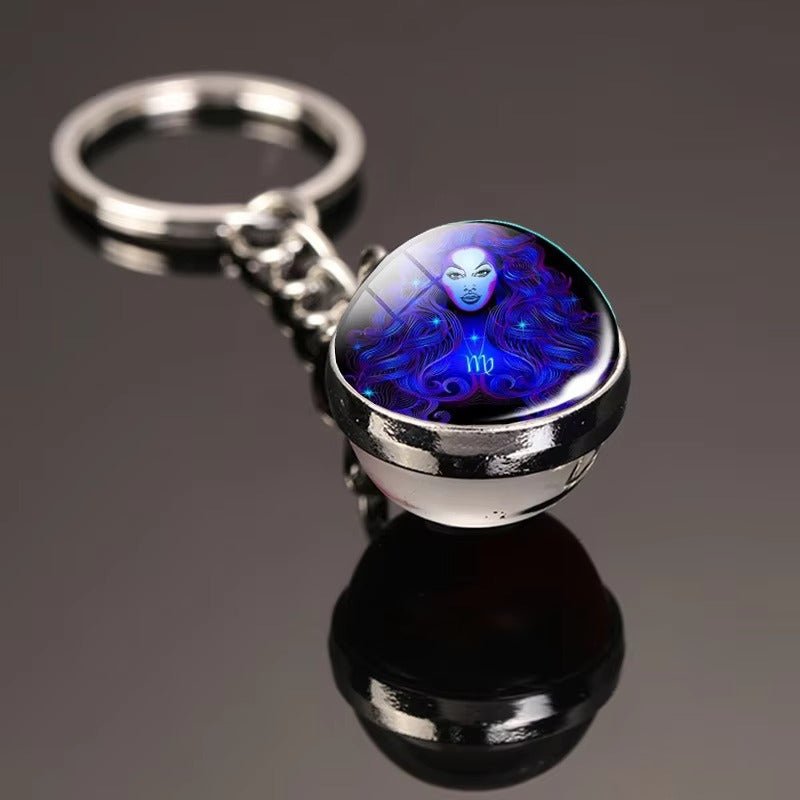 AstroLumina™ Zodiac Glow Keychain - OmniQ™