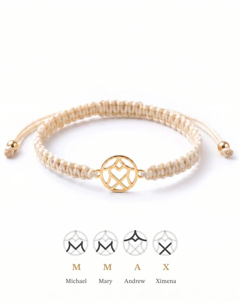 Personalized Monogram Bracelet for Her — Custom Initials - OmniQ™