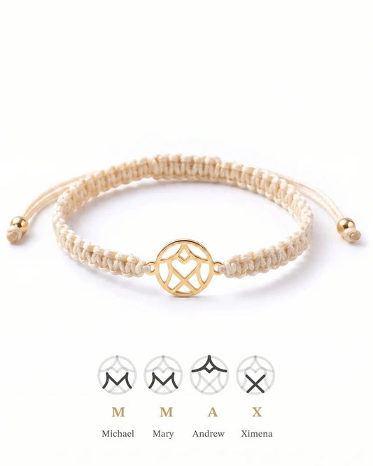 Personalized Monogram Bracelet for Her — Custom Initials - OmniQ™